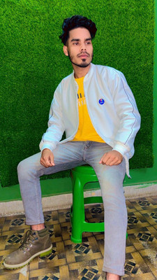 YAYU Full Sleeve Self Design Men Jacket
