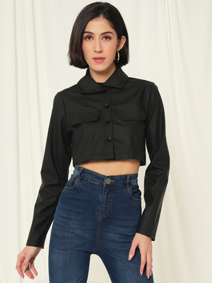 TANDUL Full Sleeve Solid Women Jacket