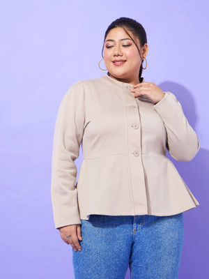 SASSAFRAS Curve Full Sleeve Solid Women Jacket