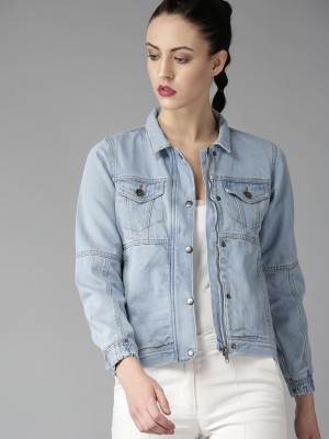 Roadster Full Sleeve Washed Women Jacket