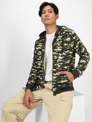 Urbano Fashion Full Sleeve Camouflage Men Jacket