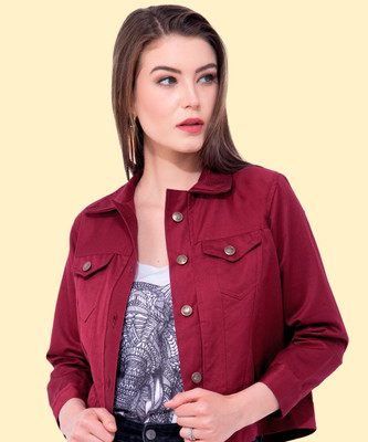 MONTREZ 3/4th Sleeve Solid Women Jacket
