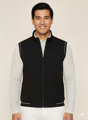 CADMON Sleeveless Solid Men Jacket