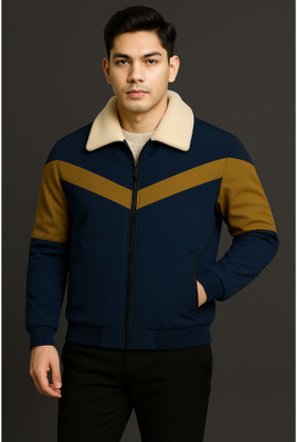 Mia Fashion Full Sleeve Striped Men Jacket