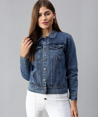 Kaali Peeli Full Sleeve Washed Women Jacket