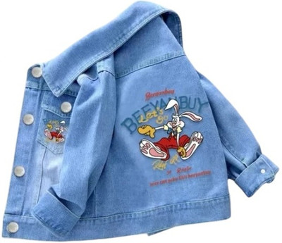 KILLER Full Sleeve Printed Boys & Girls Denim Jacket