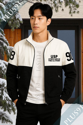 Plus91 Full Sleeve Colorblock Men Jacket