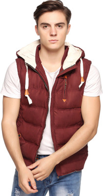 ANISHANFASHIONS Sleeveless Solid Men Jacket