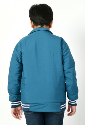 IAC Full Sleeve Solid, Printed Boys Jacket