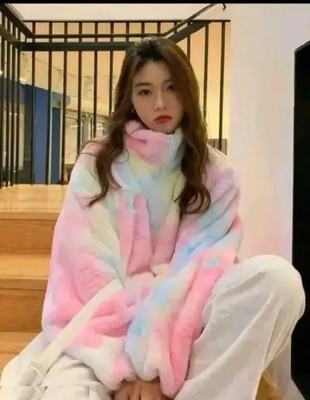 USA Fantasy Full Sleeve Dyed/Ombre Women Jacket