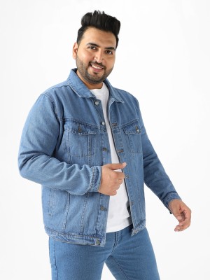 Urbano Plus Full Sleeve Solid Men Denim Jacket