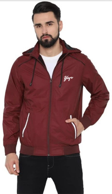 Yaqr Full Sleeve Solid Men Jacket