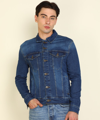 FLYING MACHINE Full Sleeve Washed Men Jacket