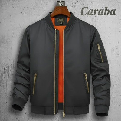 Caraba Full Sleeve Solid Men Jacket