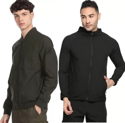 Tritika Full Sleeve Solid Men Jacket