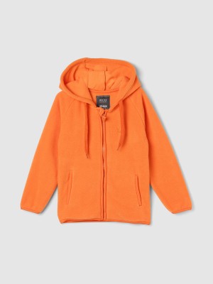 MAX Full Sleeve Solid Girls Jacket