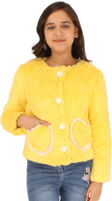Cutecumber Full Sleeve Solid Girls Jacket