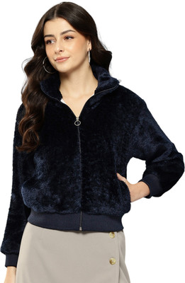 Aarika Full Sleeve Self Design Women Jacket