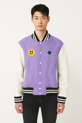 Oiin Full Sleeve Colorblock Men Jacket