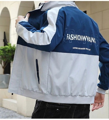 AZYHUB Full Sleeve Colorblock Men Jacket