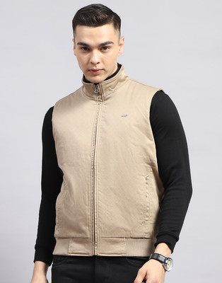 MONTE CARLO Sleeveless Printed Men Jacket