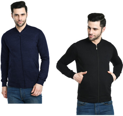 IndiWeaves Full Sleeve Solid Men Jacket