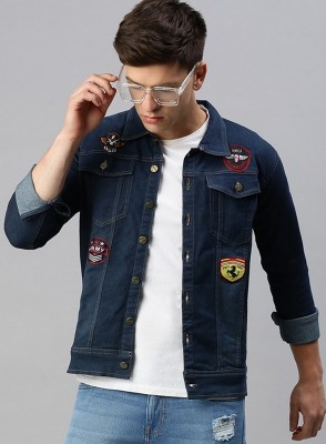 VOXATI Full Sleeve Self Design Men Denim Jacket