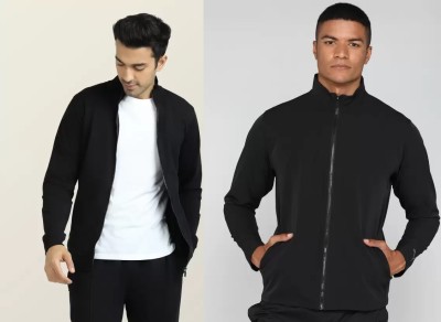 Tritika Full Sleeve Solid Men Jacket