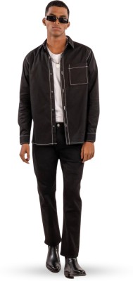 Eszett Full Sleeve Solid Men Jacket