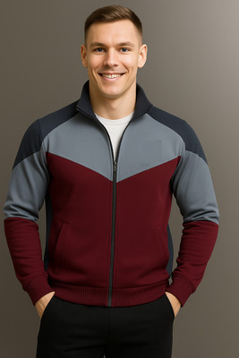 RELIUS Full Sleeve Colorblock Men Jacket