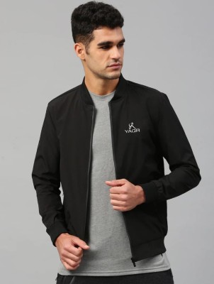 Yaqr Full Sleeve Solid Men Jacket