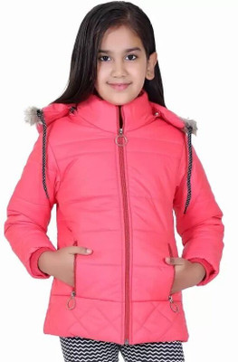 PLATINUMCARTZ Full Sleeve Striped Girls Jacket
