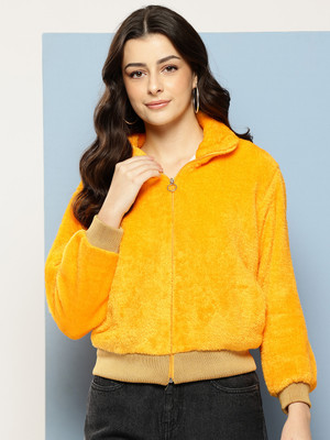 Sangria Full Sleeve Solid Women Jacket