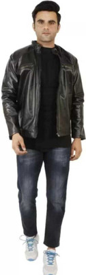 Rozebee Full Sleeve Solid, Striped Men Jacket