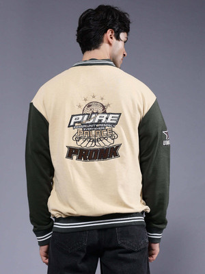 Pronk Full Sleeve Solid, Striped Men Jacket