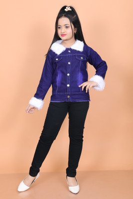 A NEHA DRESSES Full Sleeve Solid Women Denim Jacket