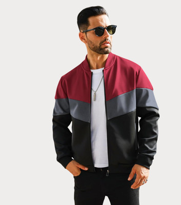 clickwell Full Sleeve Colorblock Men Jacket