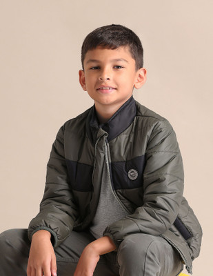U.S. POLO ASSN. Full Sleeve Graphic Print Boys Jacket