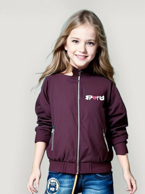 AWIBE Full Sleeve Solid Girls Jacket