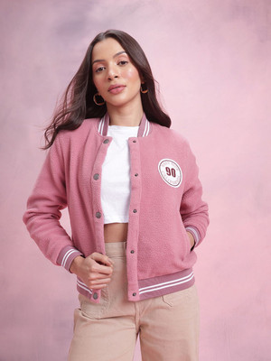 Dressberry Full Sleeve Self Design Women Jacket