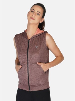 UZARUS Sleeveless Solid Women Jacket