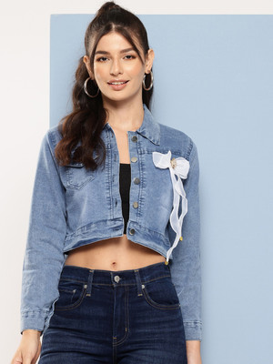 Roadster Full Sleeve Solid Women Denim Jacket