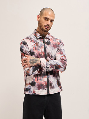 THE BEAR HOUSE Full Sleeve Printed Men Jacket