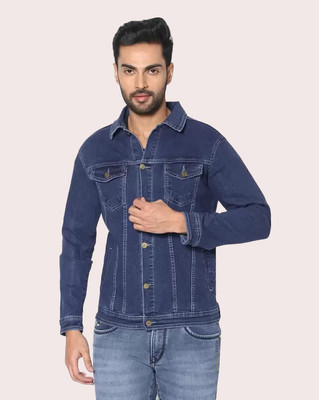 comfits Full Sleeve Solid Men Denim Jacket