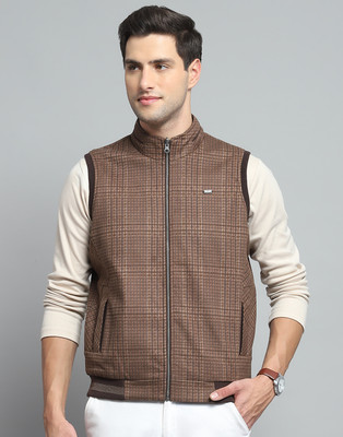 MONTE CARLO Sleeveless Solid Men Jacket