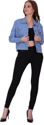 AARYA ENTERPRISES Full Sleeve Solid Women Denim Jacket