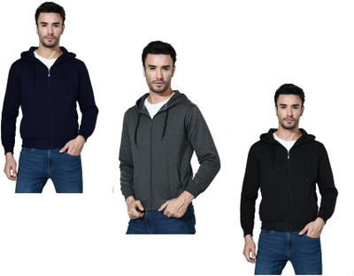 IndiWeaves Full Sleeve Solid Men Jacket