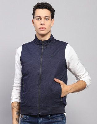 MONTE CARLO Sleeveless Solid Men Jacket