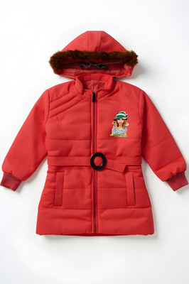 VIVEKGAMENTS Full Sleeve Solid Girls Jacket