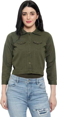 LEETOS Full Sleeve Solid Women Denim Jacket